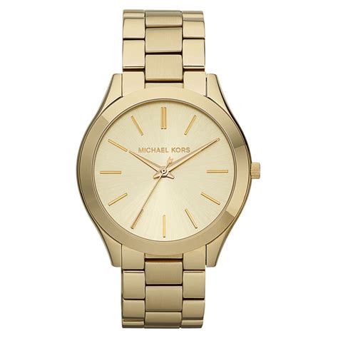 michael kors women's 42mm stainless steel slim runway bracelet watch|Michael Kors slim runway.